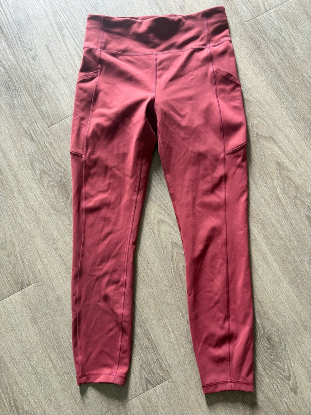 Lululemon 23 Inch Inseam High Rise Mauve Pink Womens Leggings